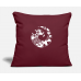 Maori Wave Koru Tattoo Tribal Shapes - Gift Idea Burgundy Pillow